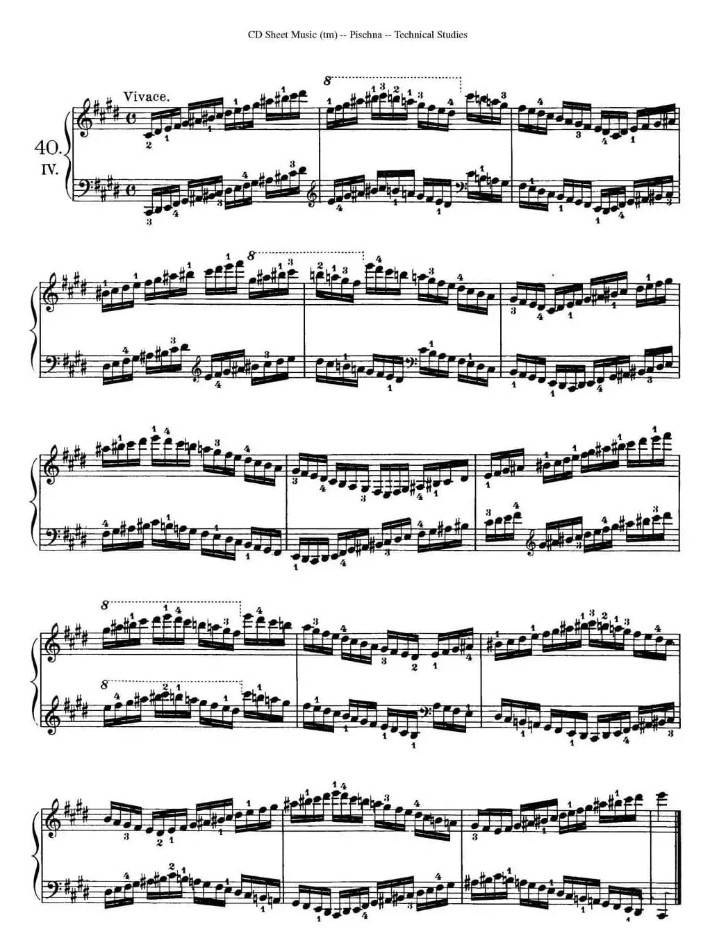 Technical Studies 60 Progressive Exercises (60首钢琴循序渐进练习曲 P61——70)