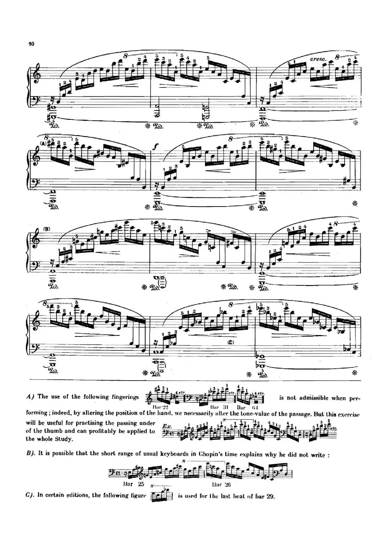 12 Etudes Op.10 柯尔托教学版（12首练习曲·1）