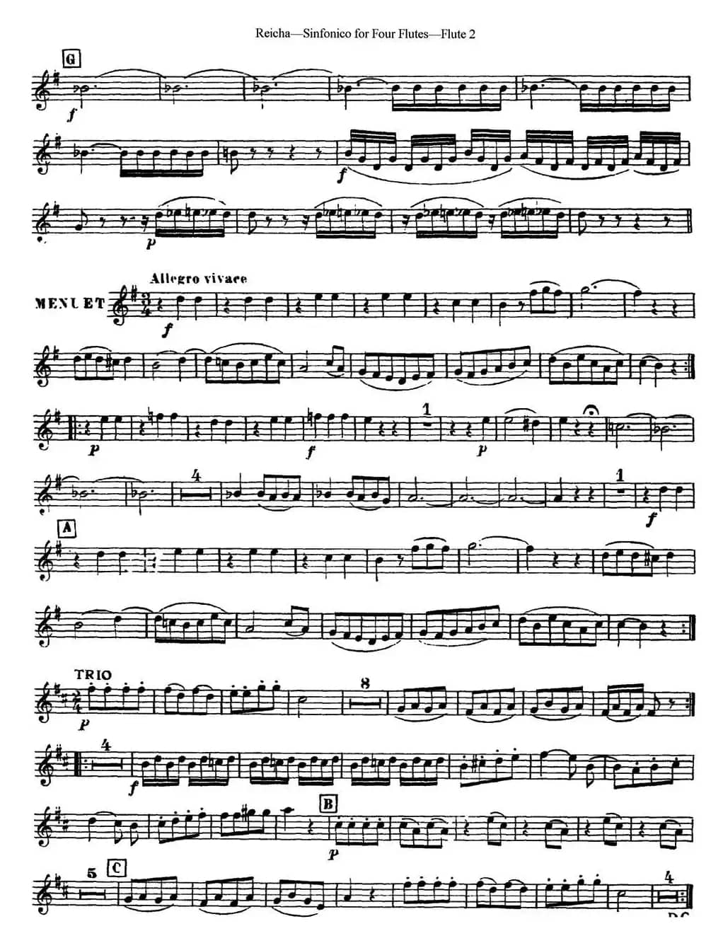 瑞查长笛四重奏（Flute 2）