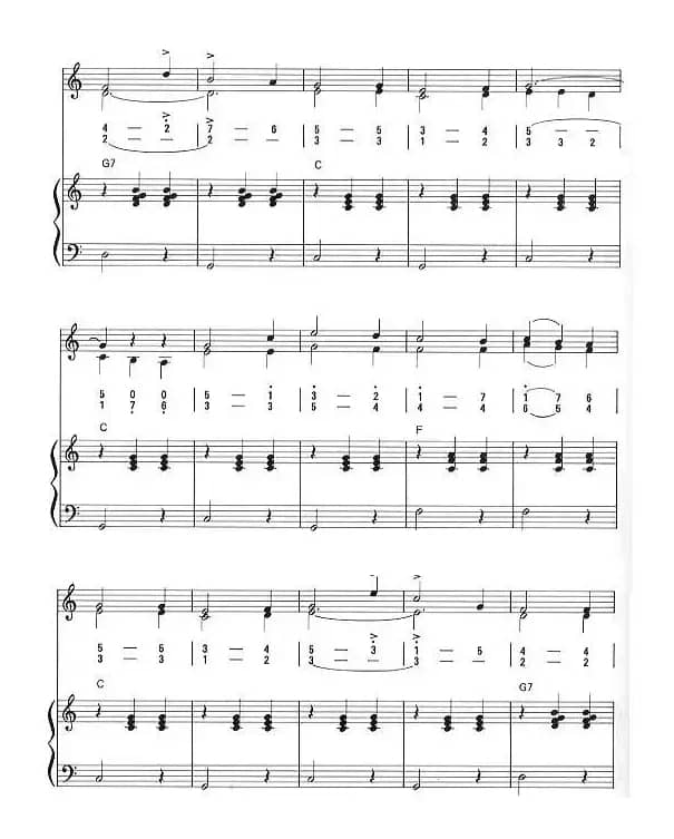 红莓果（二重奏五线谱）