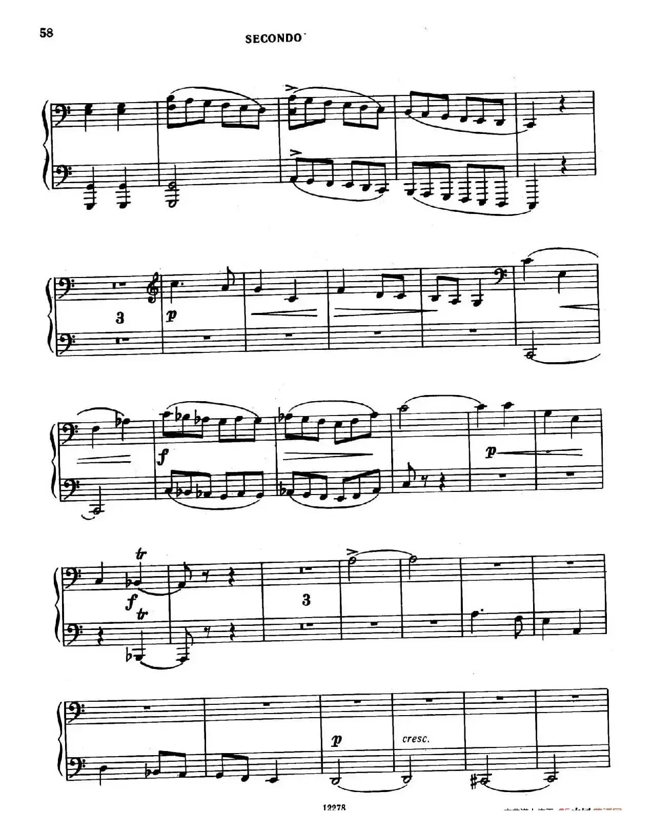 Tarantella in D Major(D大调塔兰泰拉舞曲·四手联弹)