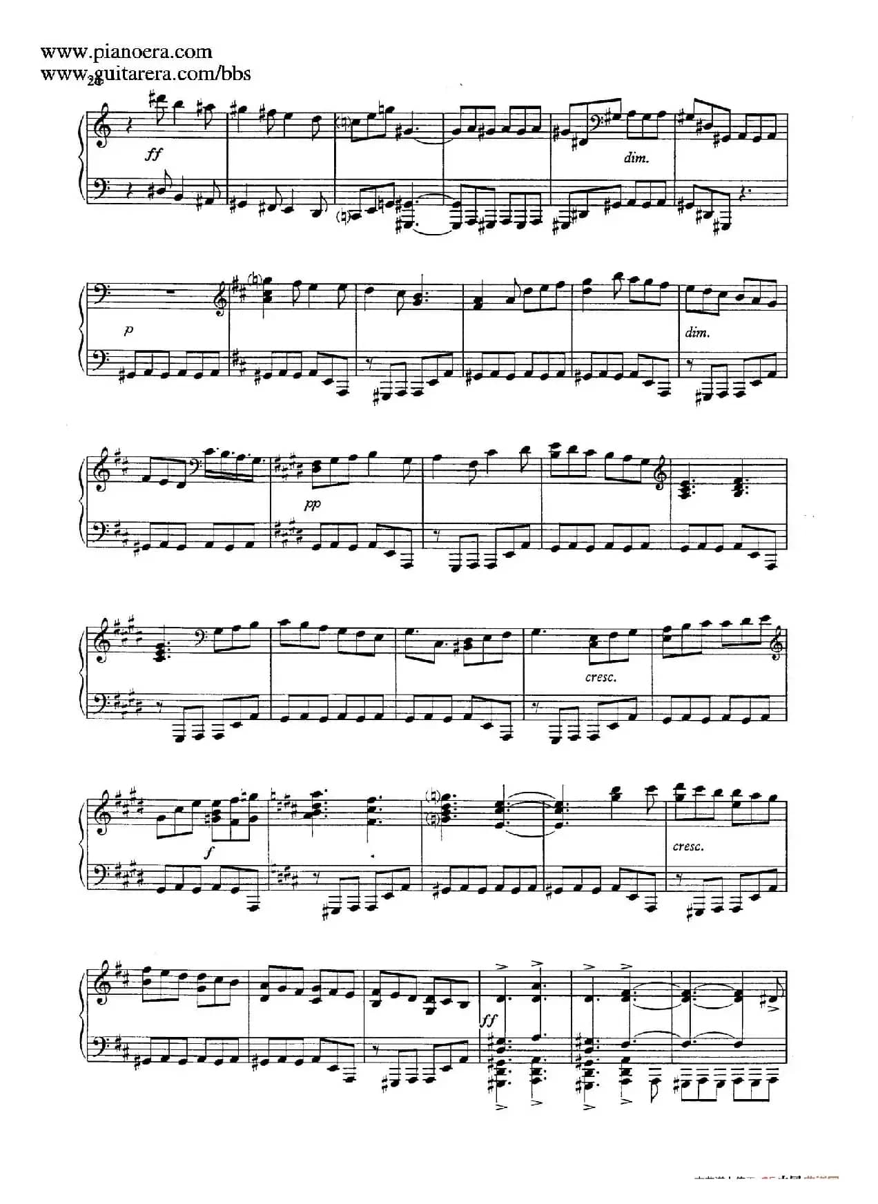 Two Pieces for Piano H.179（2首钢琴作品）