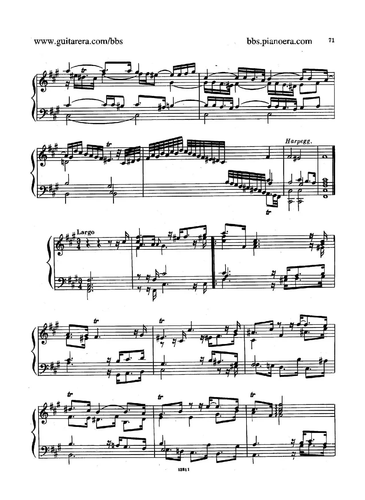 Suite No.6 in f-sharp Minor HWV 431（升f小调第六组曲）