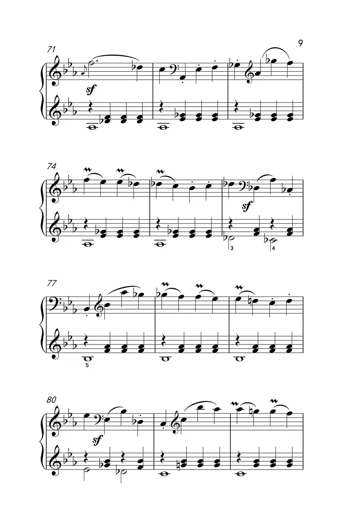 第八钢琴奏鸣曲（悲怆） 极慢的慢板序奏转辉煌的快板