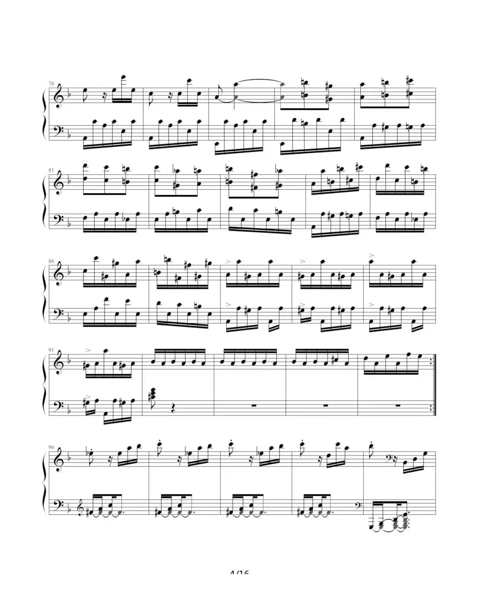 暴风雨（Beethoven's Sonata NO.17 Mov.3 ）