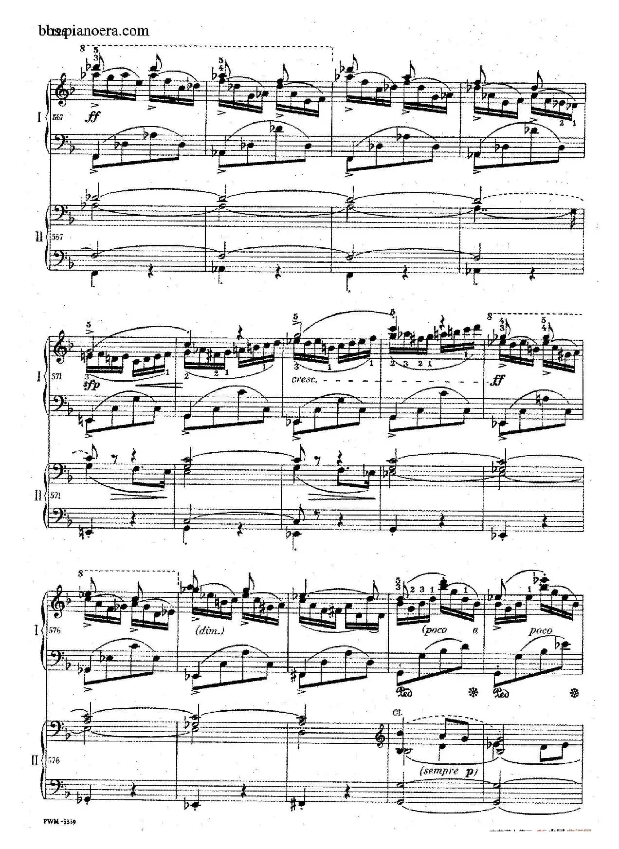 Krakowiak Grand Rondo de Concert Op.14(克拉科维克音乐会用大回旋曲·双钢琴版)