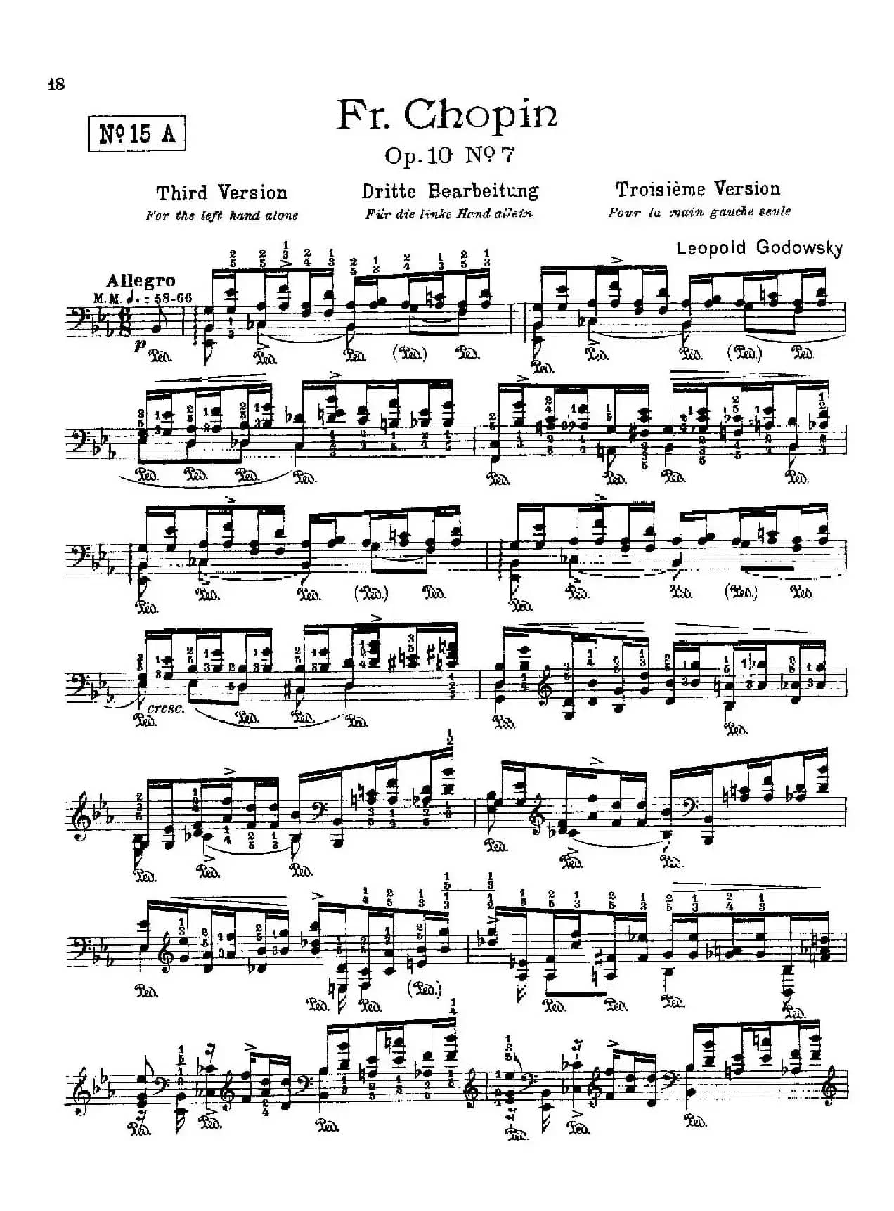 53首改编练习曲（No.15A）