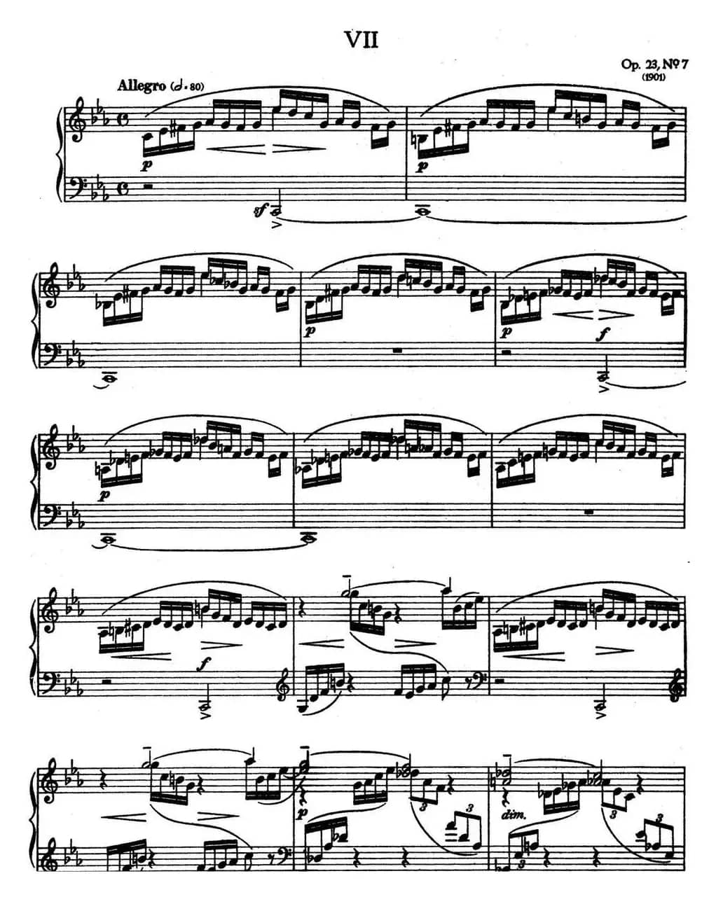 10 Preludes Op.23（拉赫玛尼诺夫10首前奏曲·Ⅶ）