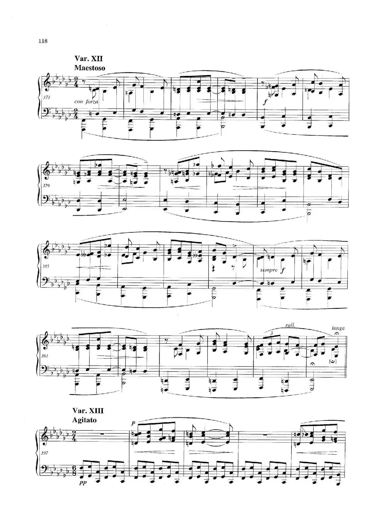 Variations and Fuge in e-flat Minor Op.23（降e小调主题变奏与赋格）