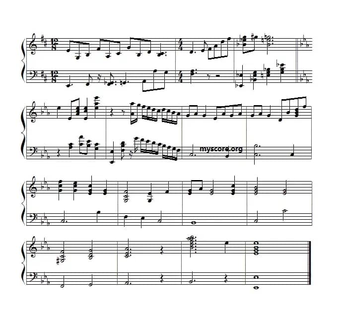 流行钢琴小曲：想着你