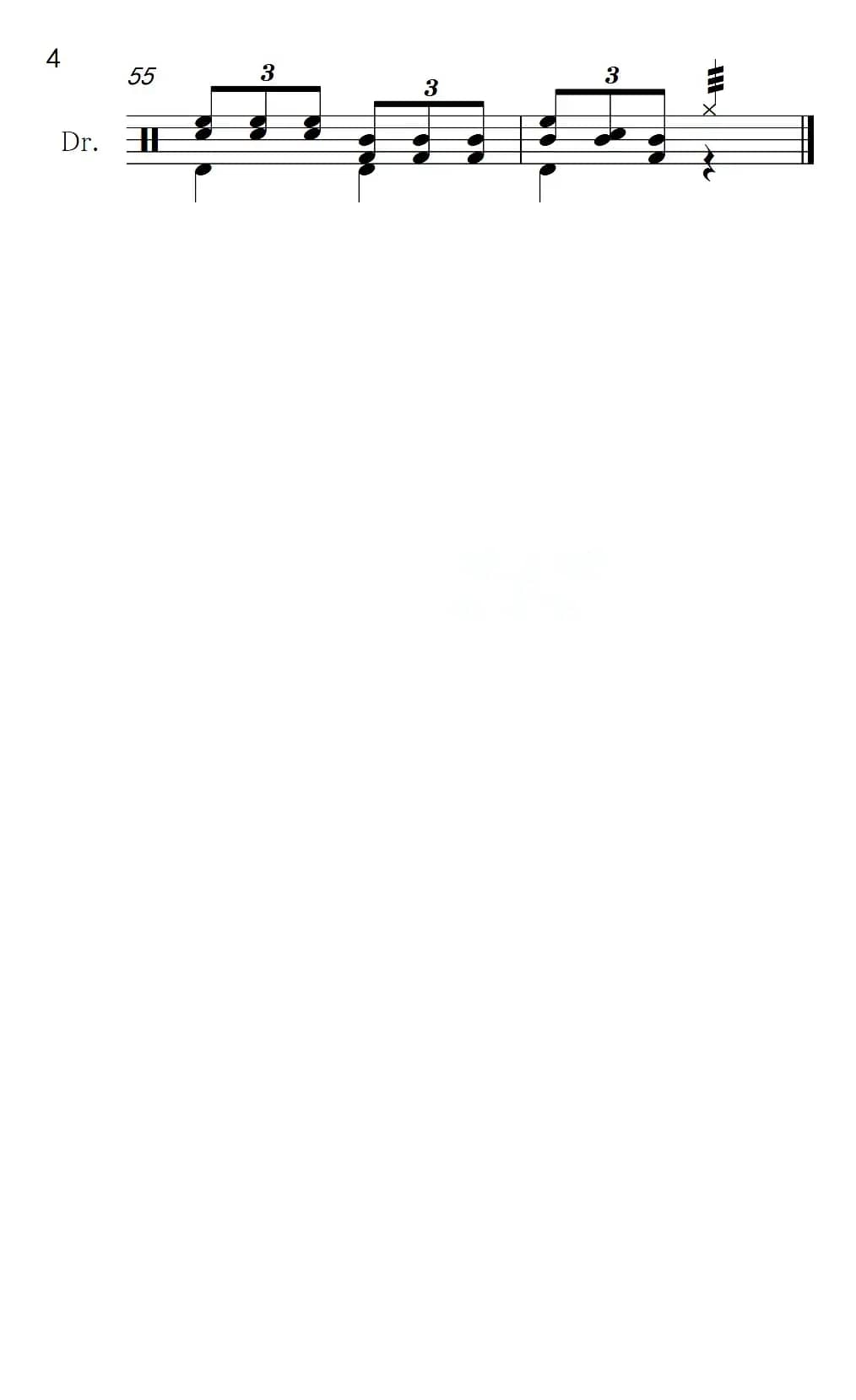 我们是黄河泰山（架子鼓谱）