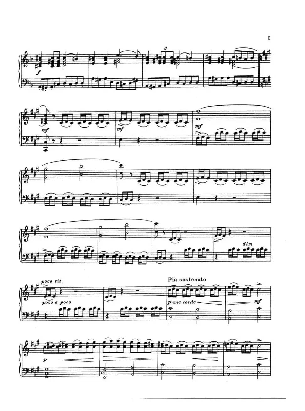 Eine Nacht auf dem Kahlen Berge（荒山之夜·钢琴独奏版）