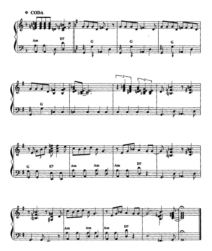 手风琴爵士乐曲：Black coffee 黑咖啡