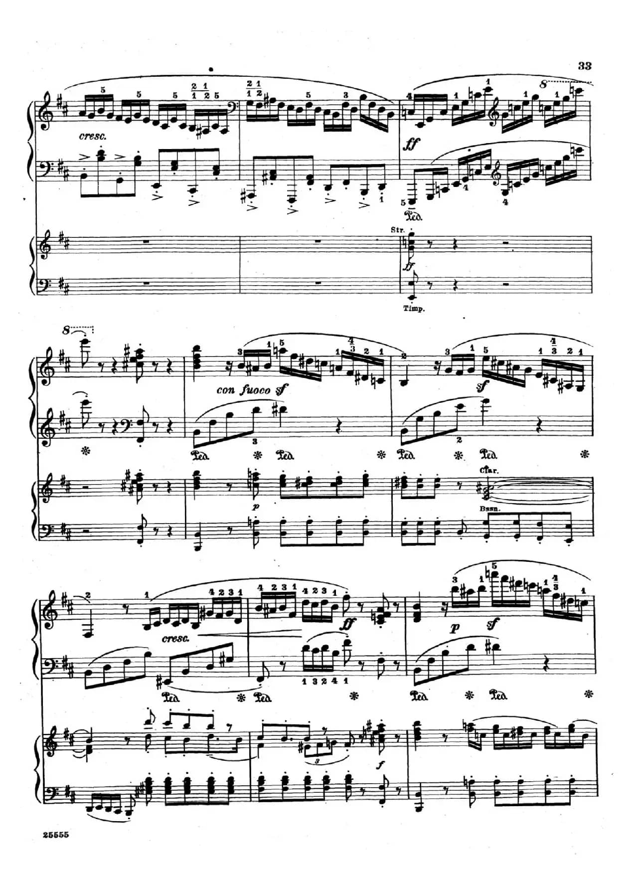Capriccio Brillante in B Major Op.22（B大调华丽随想曲·双钢琴）