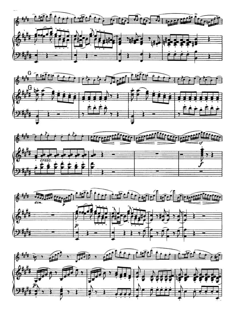 E小调协奏曲（Op.64）（小提琴+钢琴）