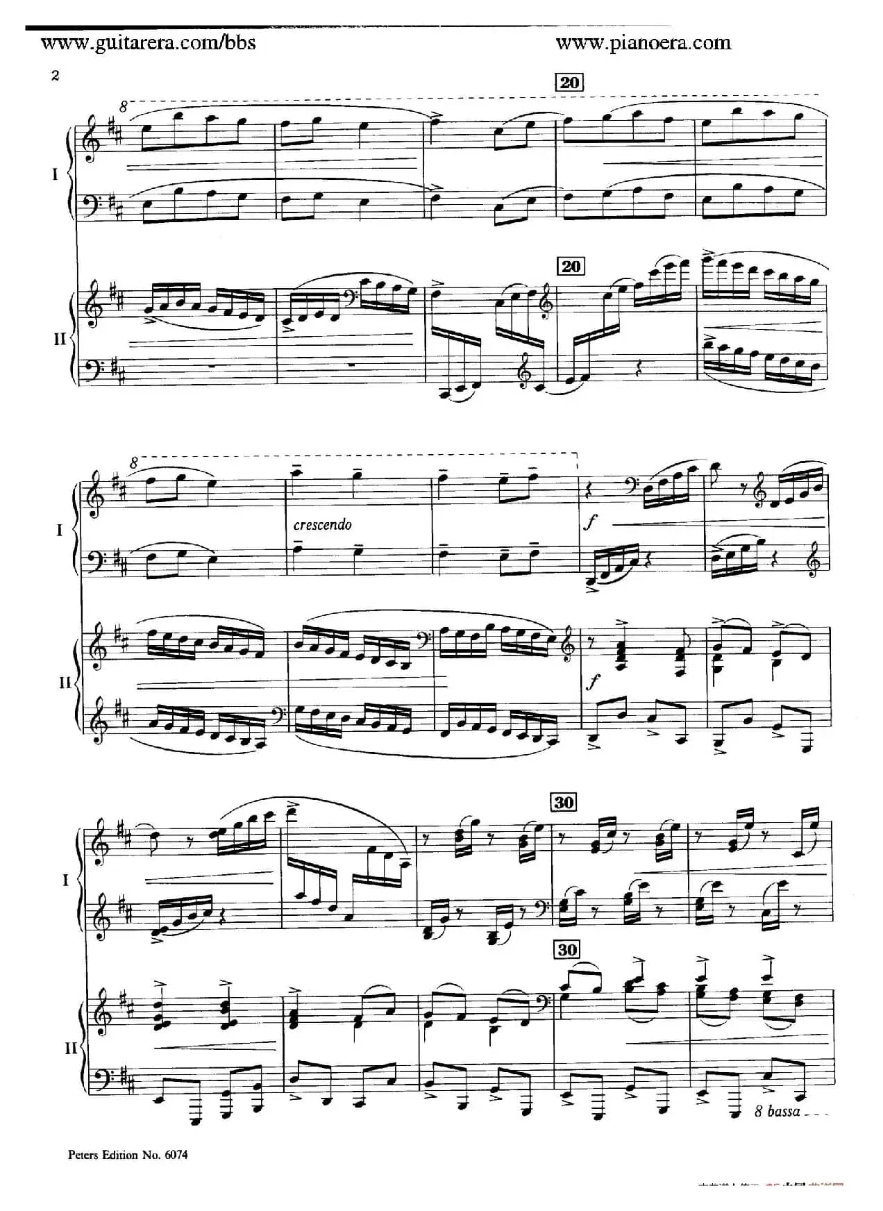 Rondo in D Major Op.87a（D大调回旋曲·双钢琴）