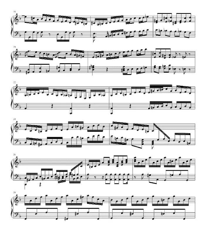 Concerto（巴赫第一键盘乐协奏）