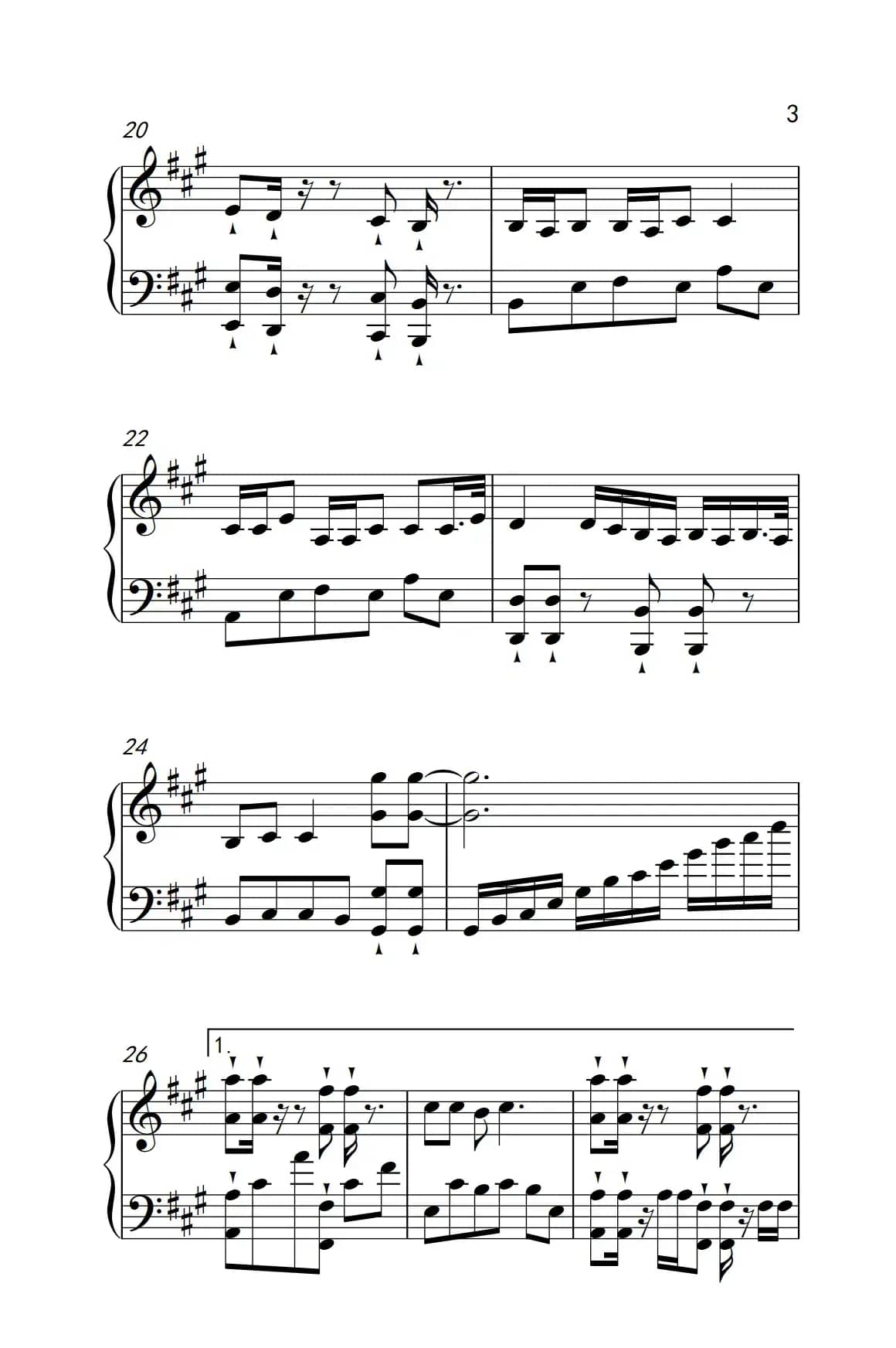 相约九八（《弹吧音教》制谱版）