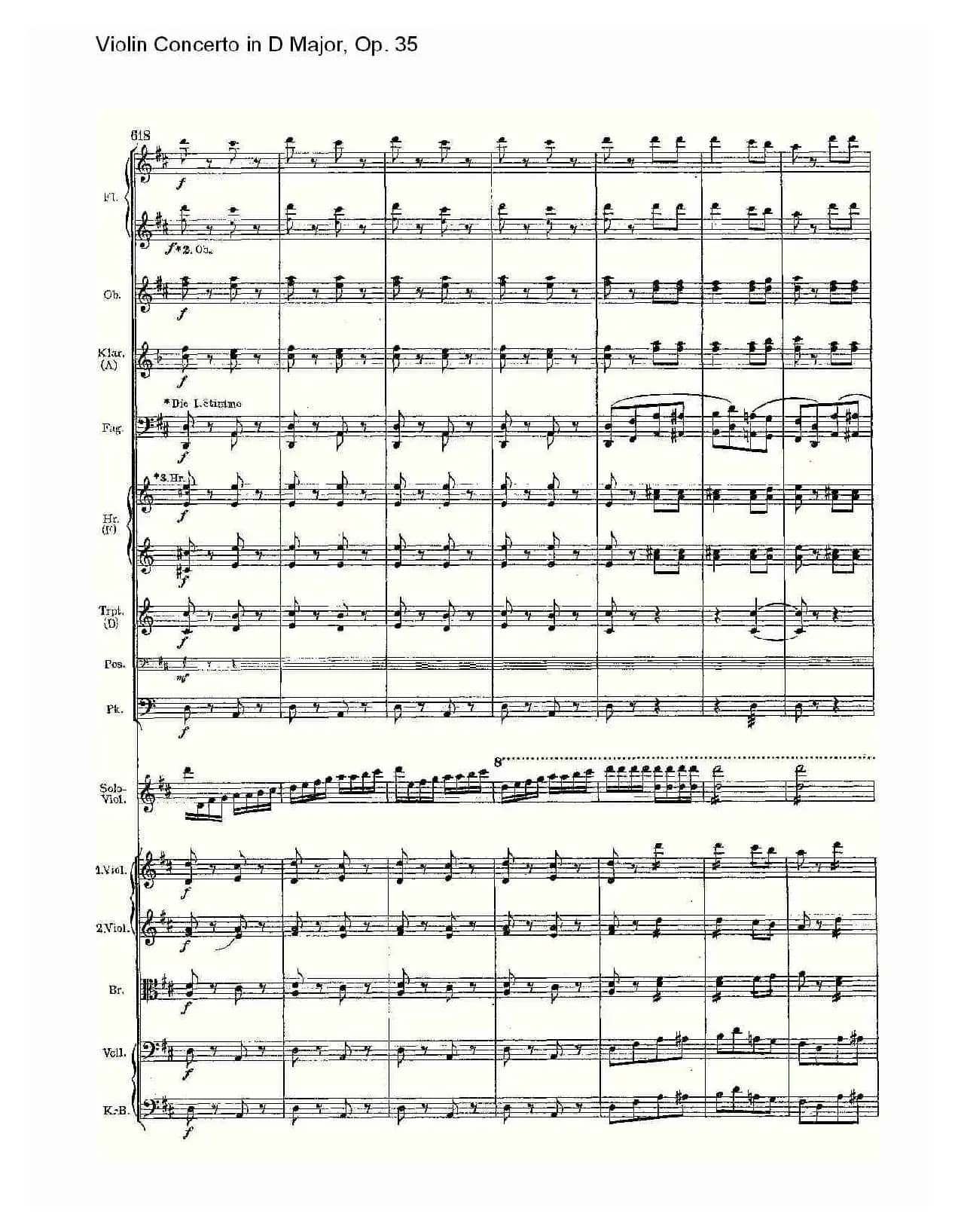 D大调小提琴协奏曲, Op.35第三乐章（二）