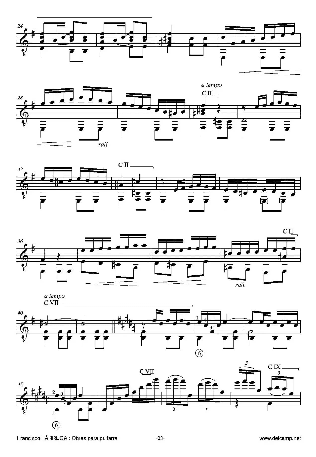 《塔雷加作品全集》第1部分（古典吉他）