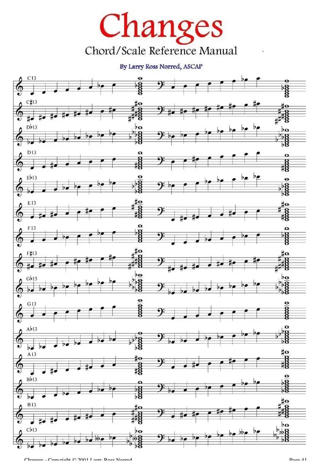 Changes（爵士乐和弦教材）（P41-60）