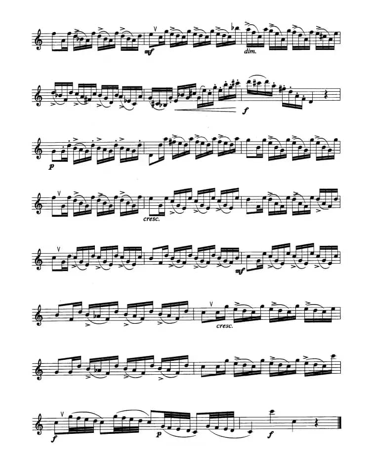 单簧管考级教材·第六级