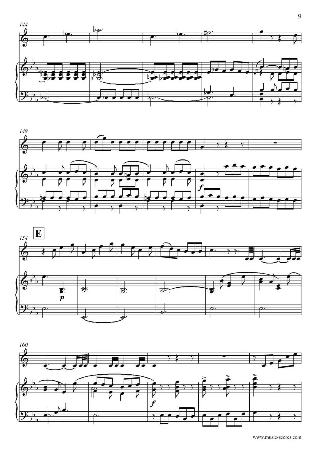 Mozart：Concerto KV495 No.4-3st Rondo 回旋曲（上低音萨克斯+钢琴伴奏）