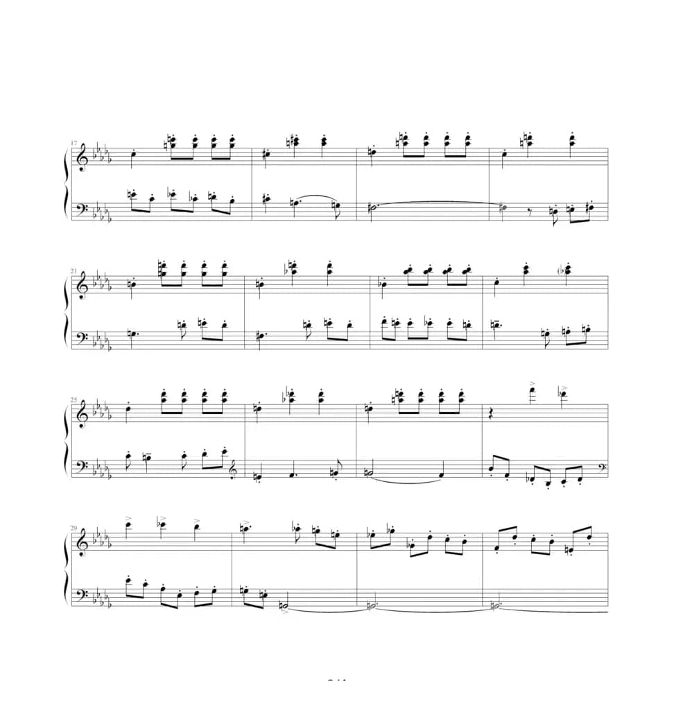 肖斯塔科维奇—前奏曲（15）：降D大调