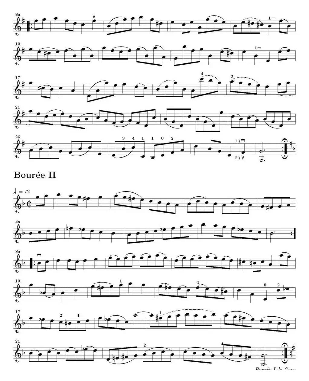 Six Suite Violincello Solo senza Basso（Suite III）（6首无伴奏大提琴组曲·Ⅲ）