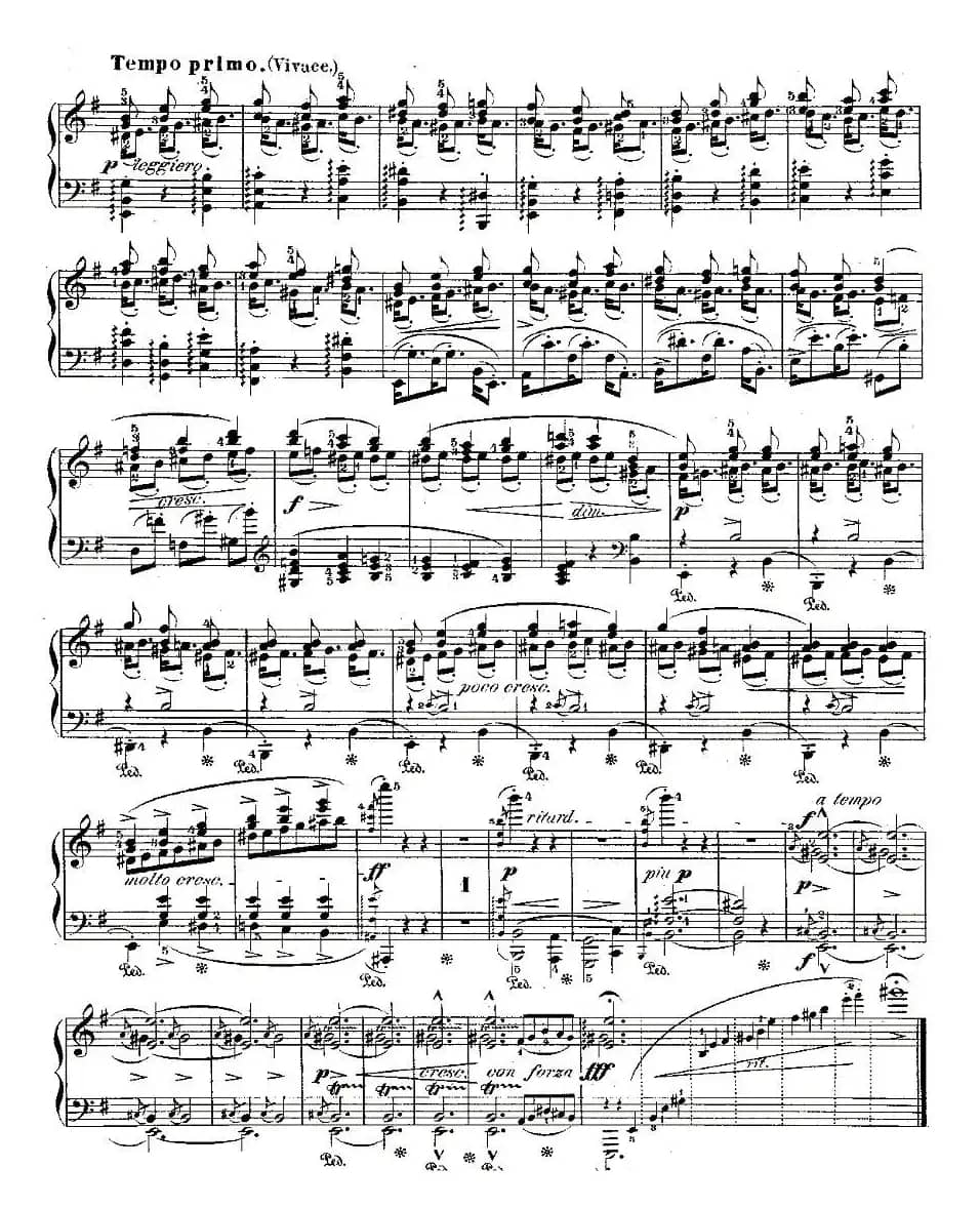 肖邦钢琴练习曲，Op.25之五