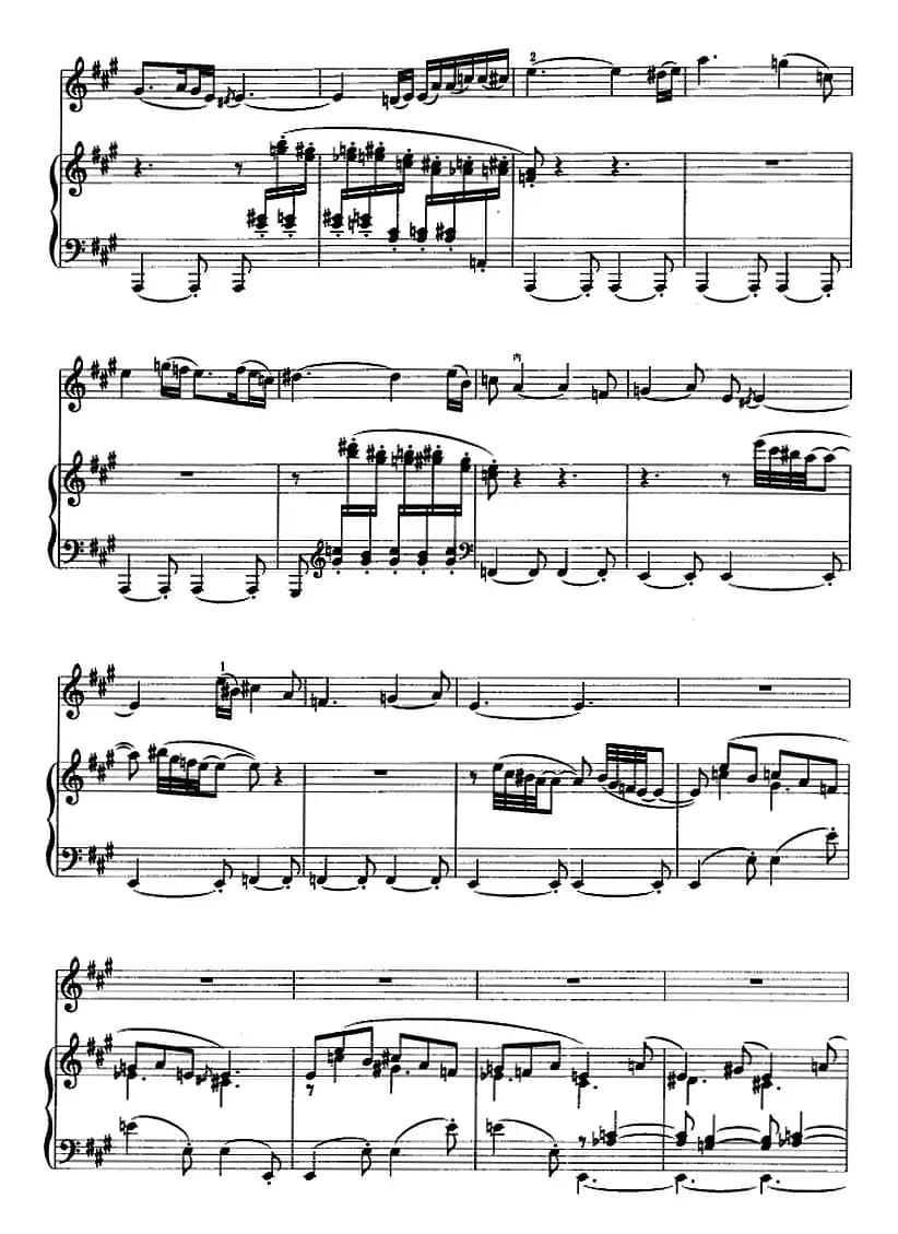 第一二胡狂想曲（二胡+钢琴伴奏）