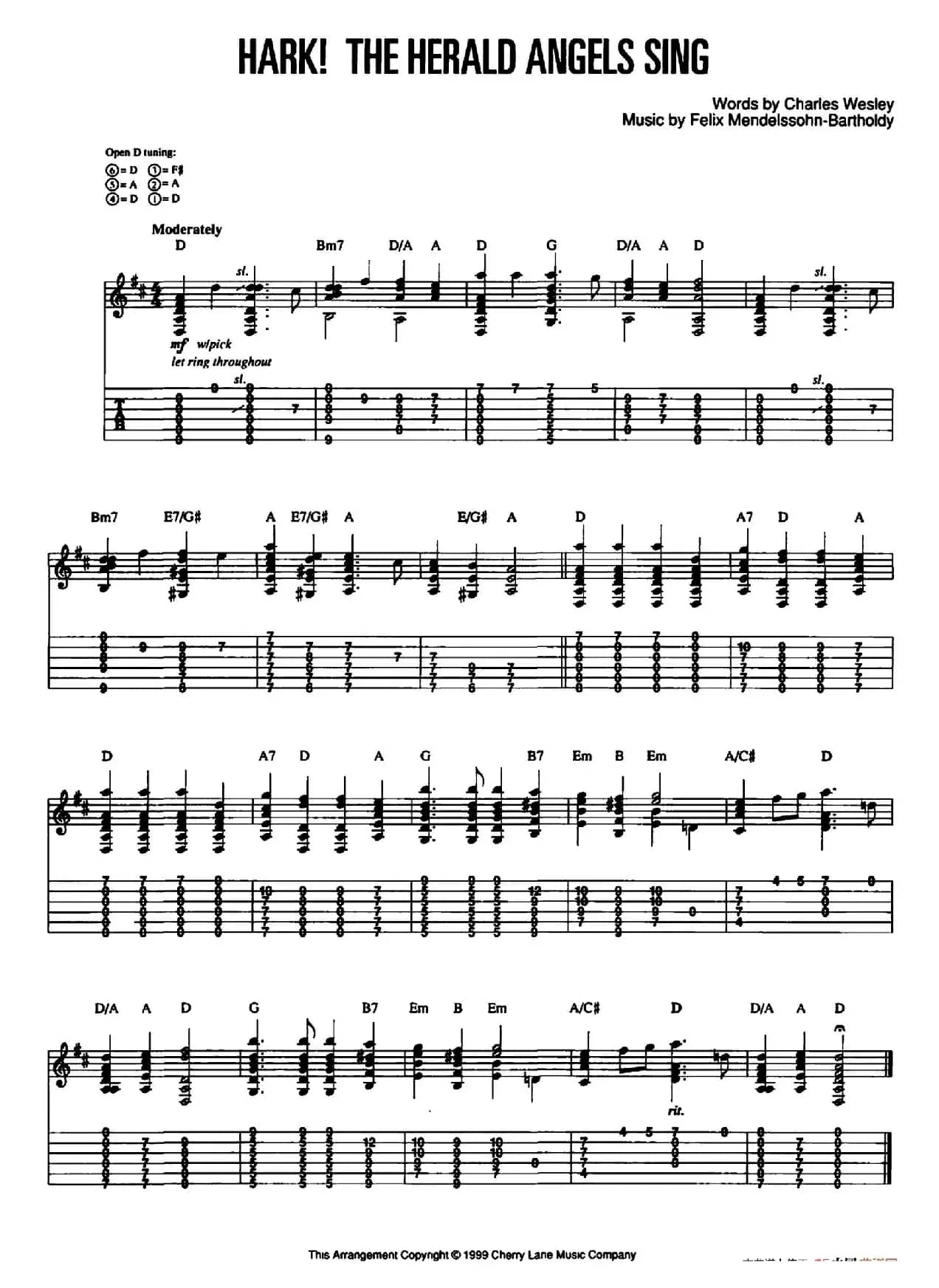 20首经典圣诞颂歌吉他乐谱（7）