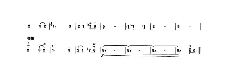 边区的太阳红又红（板胡曲集第三级）