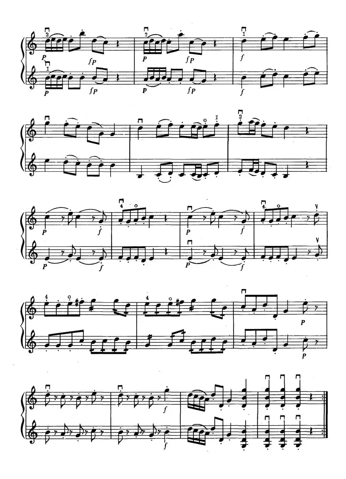 玩具交响曲（二重奏）