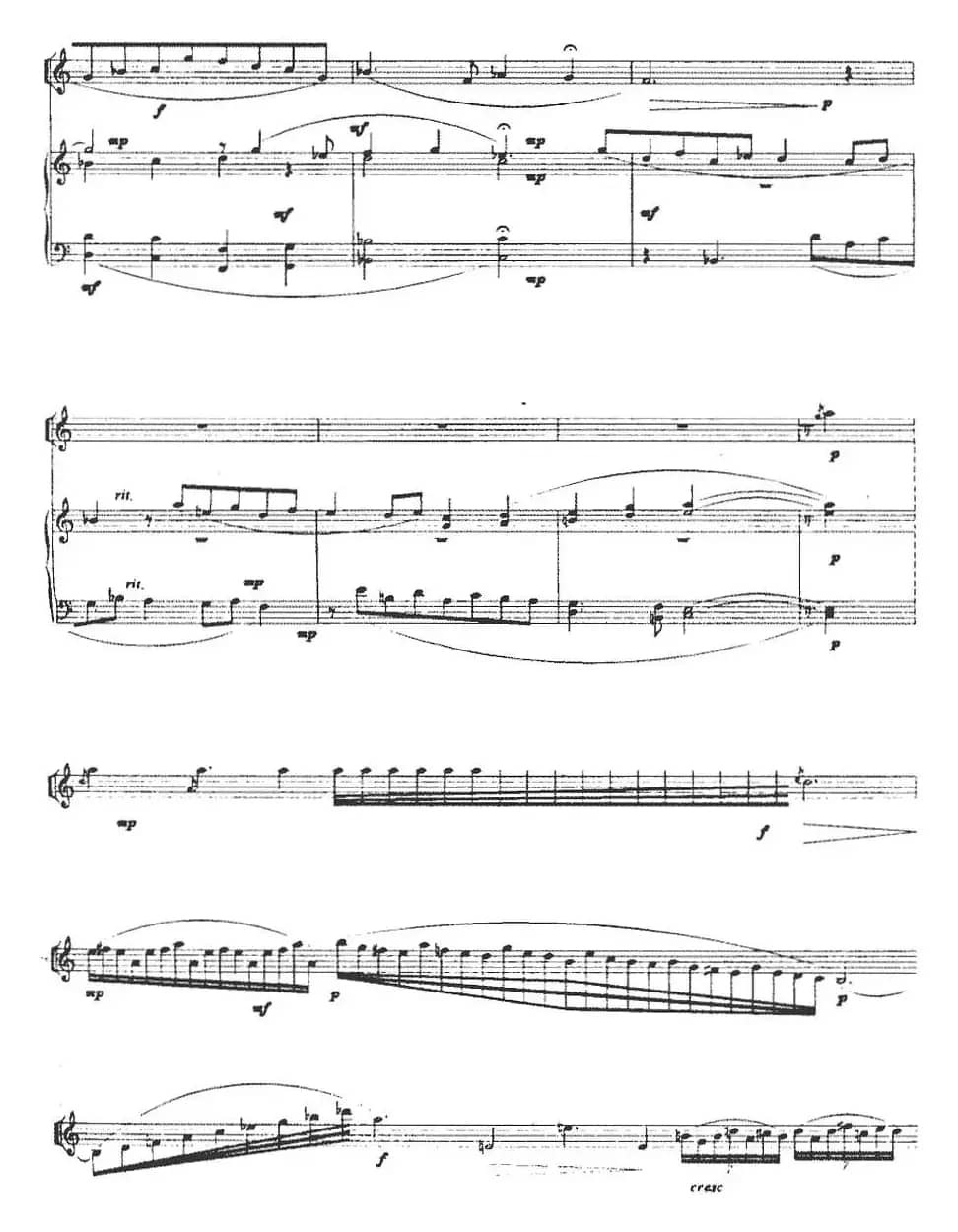 前奏曲与赋格——姜白石主题（双簧管+钢琴伴奏）