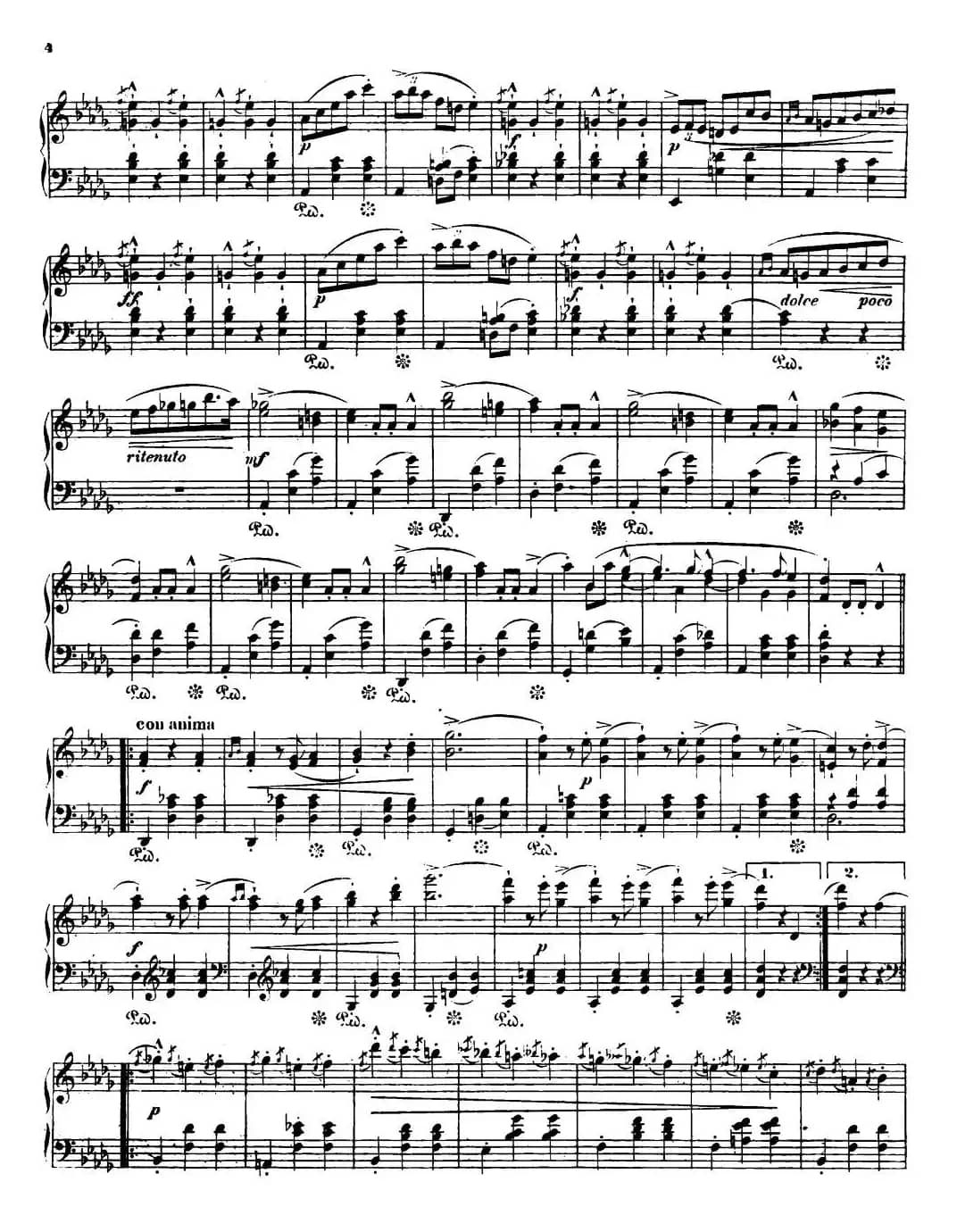 Grande valse brillante Op18（降E大调华丽圆舞曲Op.18 ）