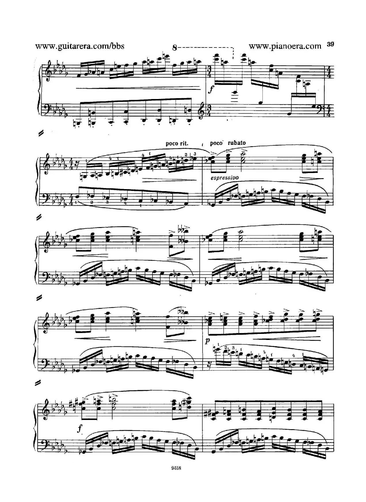 Piano Concerto in D-flat Major Op.37（降D大调钢琴协奏曲·Ⅰ·双钢琴）