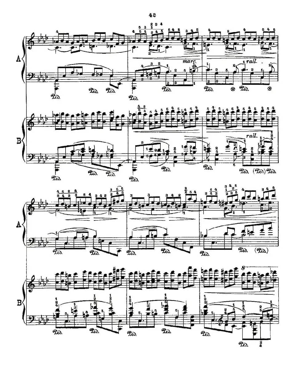 肖邦《练习曲》Fr.Chopin Op.25 No2-3