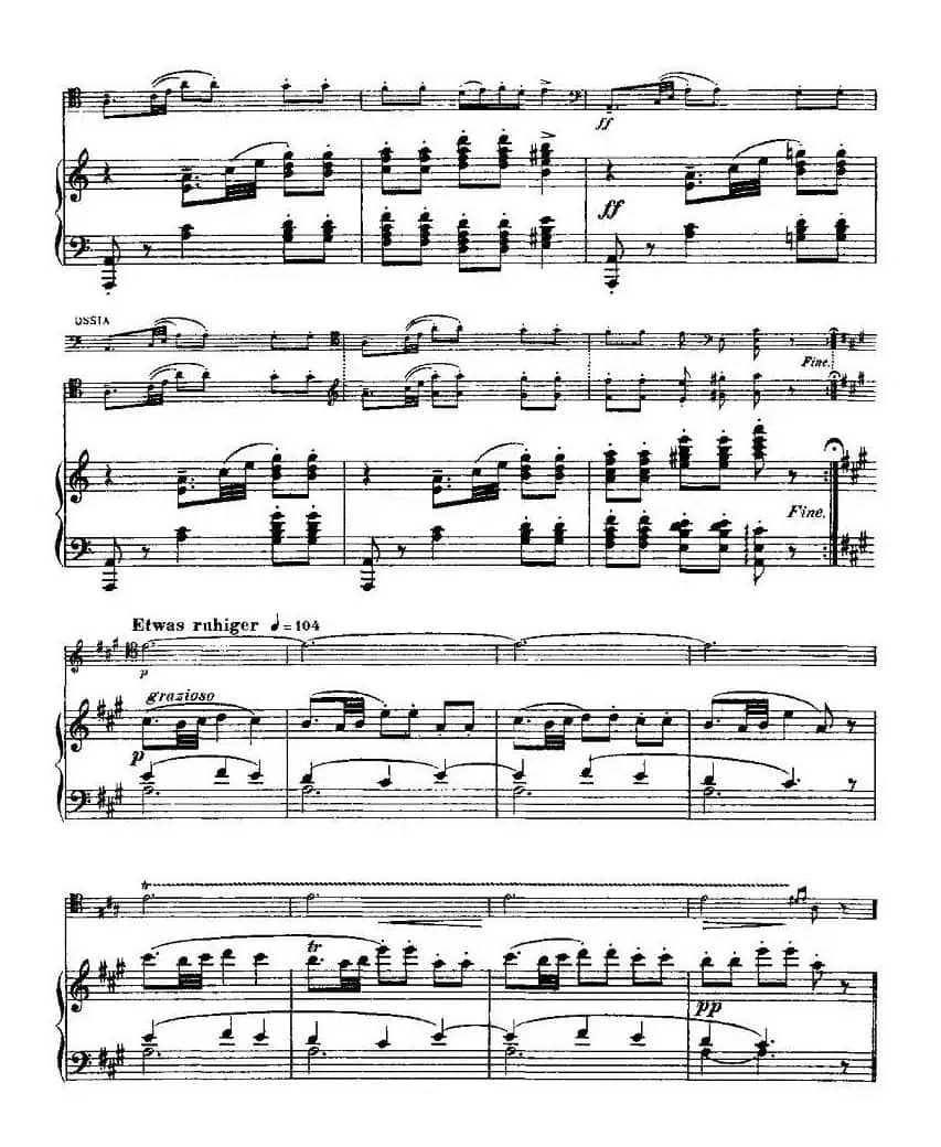 马克斯·布鲁赫 Op70 4首（大提琴+钢琴）