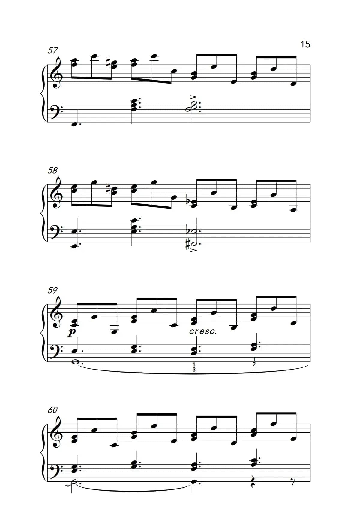 莫什科夫斯基 钢琴练习曲（第八首）