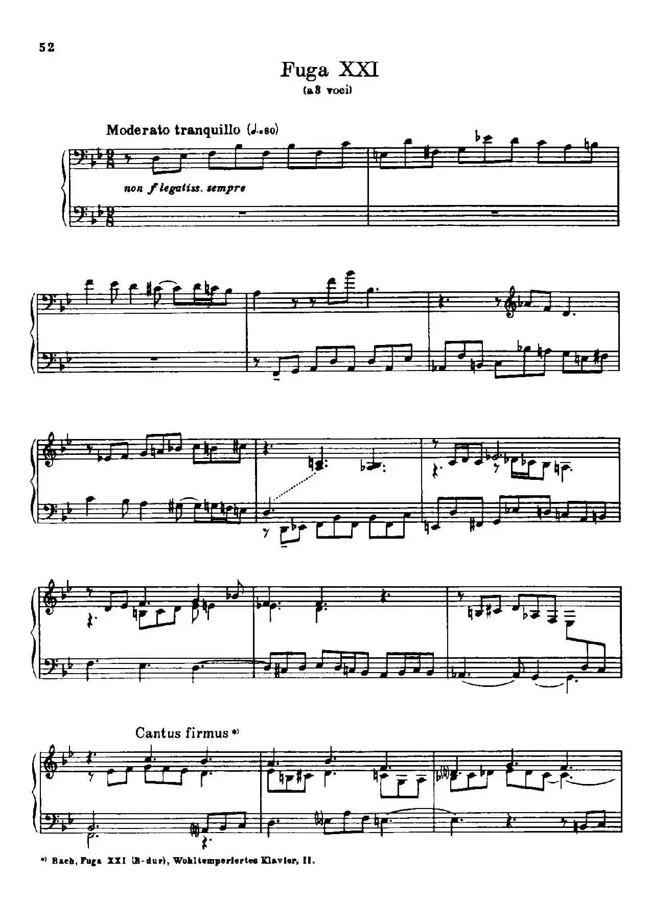 24 Preludes and Fugues Part.2 Op.45（24首前奏曲与赋格·第二部分·21）