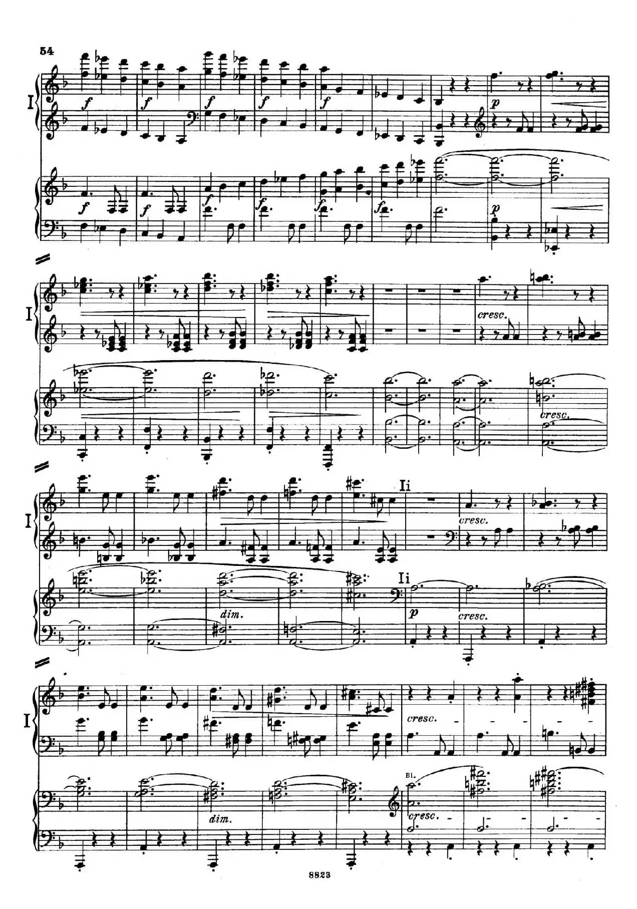 d小调第九交响曲 Op.125（双钢琴P53——62）