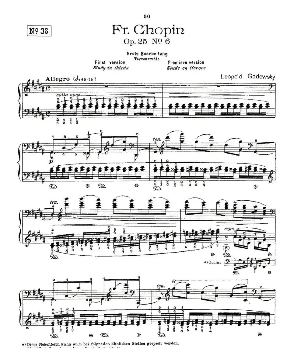 肖邦《练习曲》Fr.Chopin Op.25 No6