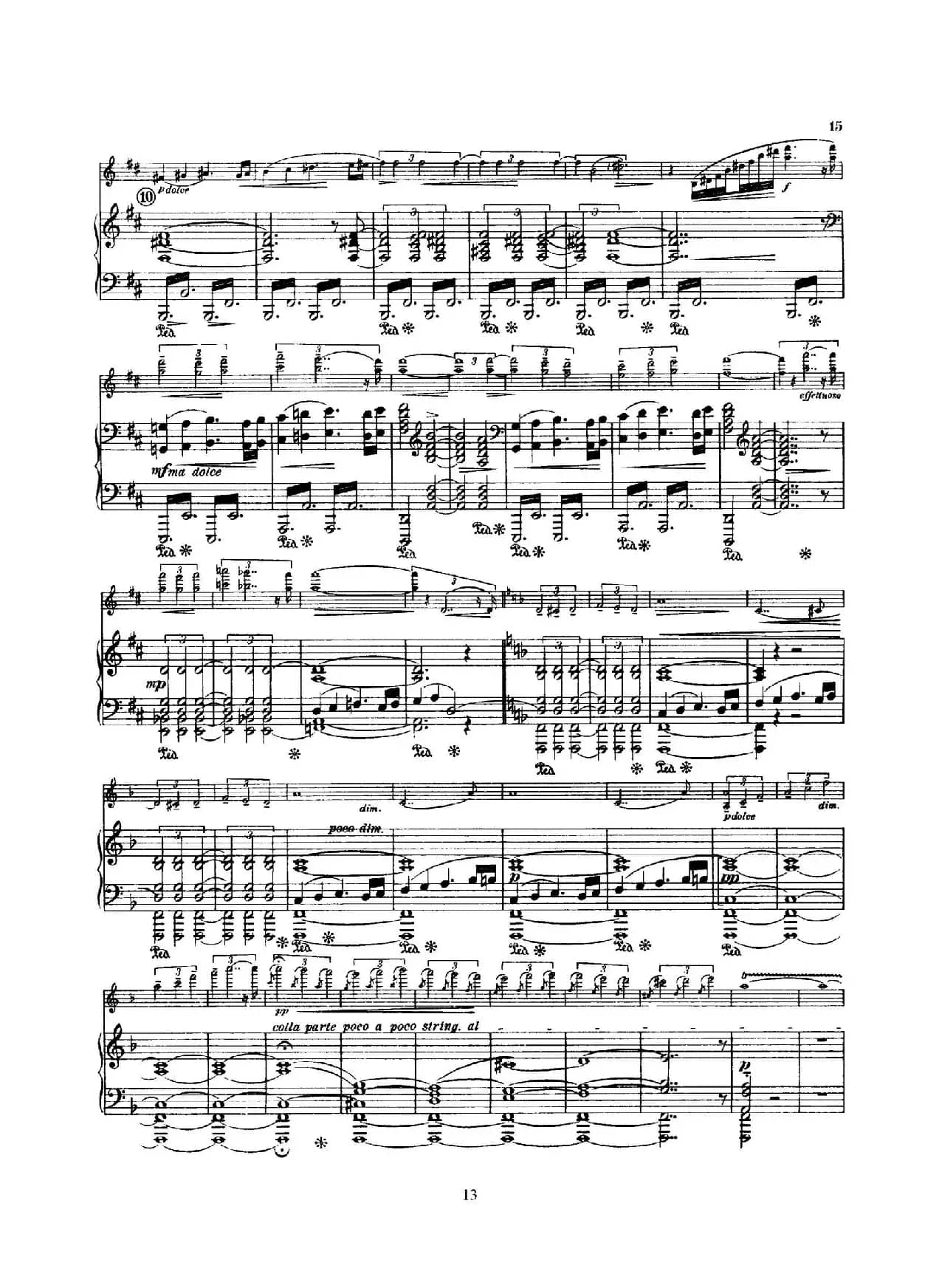 Concerto in D Minor Op.47（小提琴+钢琴伴奏）