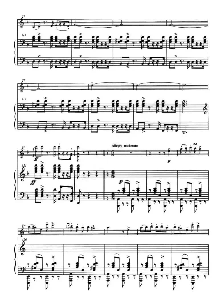 巴斯克随想曲（钢琴伴奏小提琴谱）