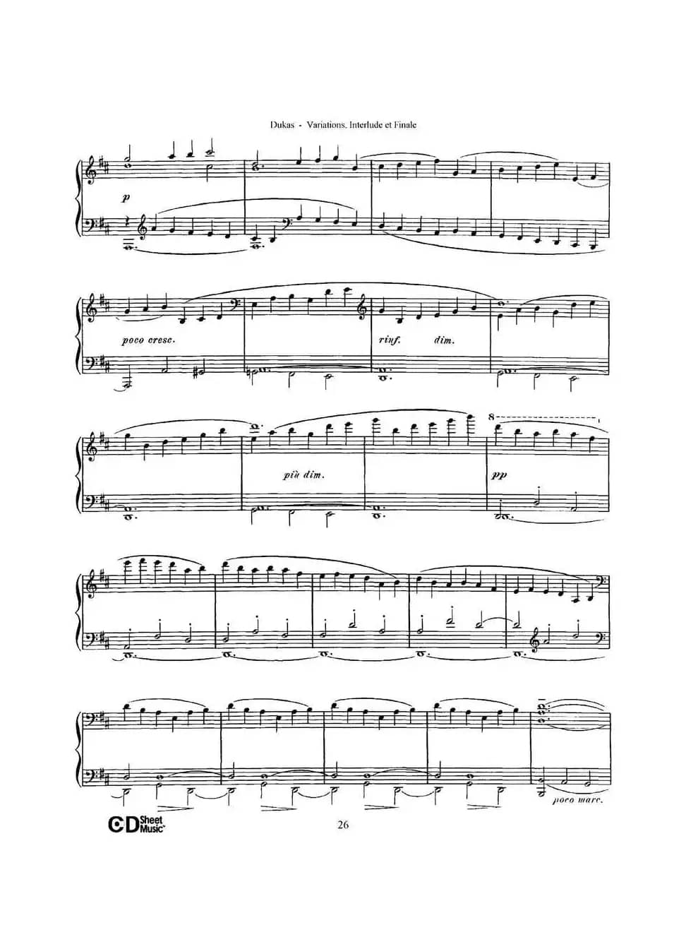 Variations, Interlude & Finale on theme de Rameau（拉摩主题变奏曲、间奏曲和终曲·第二部分）