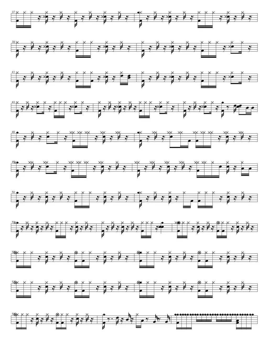 爵士鼓谱：Bon Jovi - Always