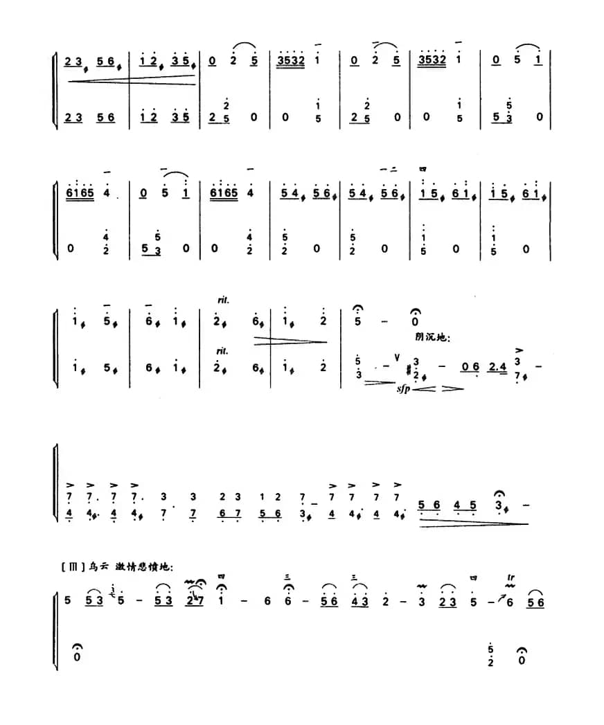 曙光（二胡+扬琴）