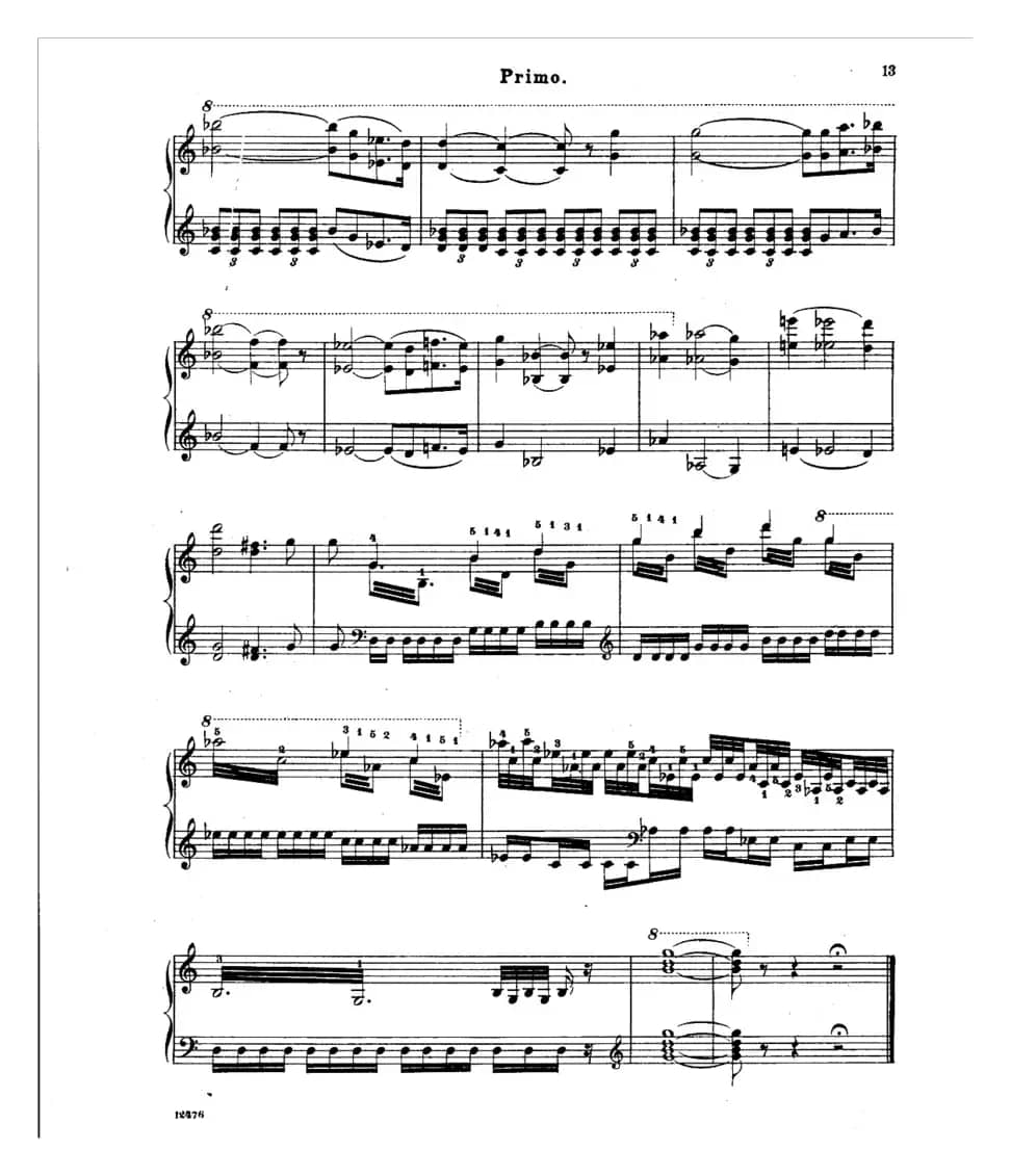 L'Arlesienne Suite No·1（阿莱城姑娘·第一组曲·四手联弹）