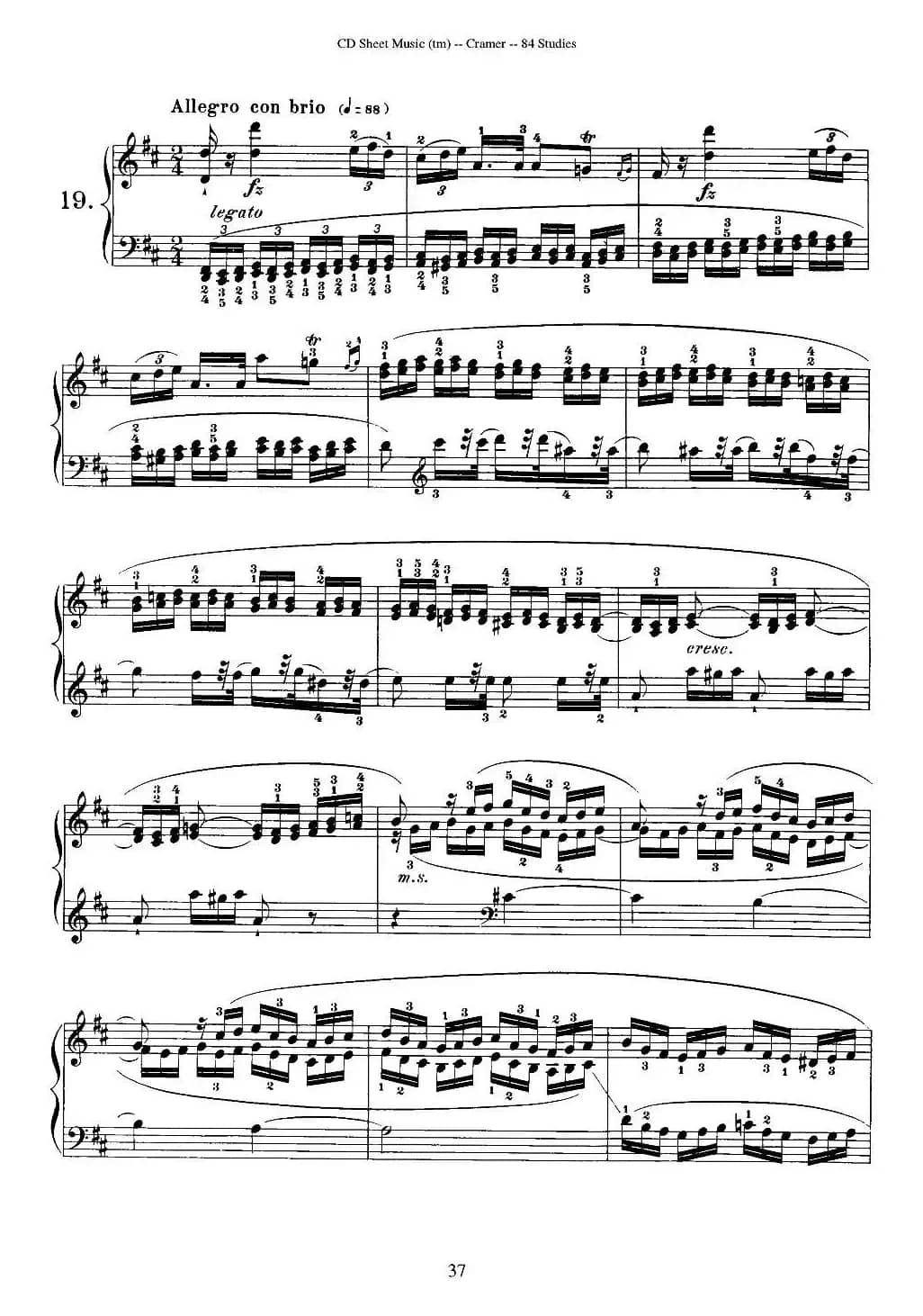 Cramer - 84 exercices（16—20）（克拉莫84首钢琴练习曲）